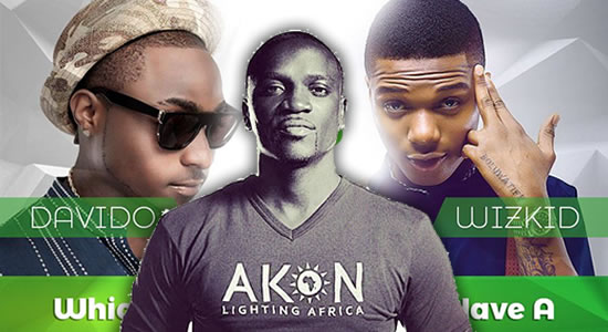 Akon-Davido-Wizkid