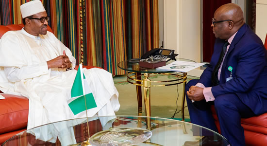 CJN Meets Buhari, Updates Him On The Judiciary