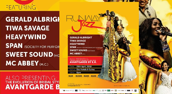 Runway Jazz Makes Comeback With Tiwa Savage, Gerald Albright As Leads