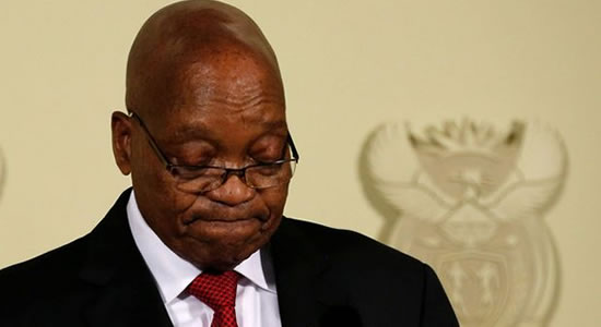 Former South African President, Jacob Zuma, Surrenders To Police