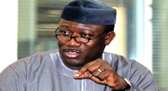 Minister of Mines and Steel Development, Dr. Kayode Fayemi