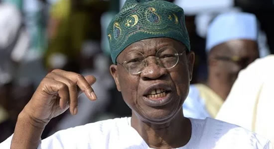 Those Who Call Me "Lie" Mohammed Are Bad Guys, Lai Mohammed Tells Grandson