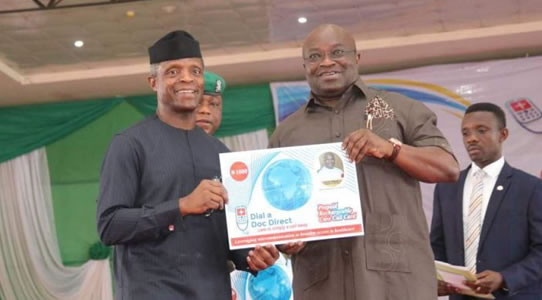 Vice-President Osinbajo Launches 'Dial-a-doctor' Tele-health Initiative In  Abia State - Vigil360 News - Back Shortly