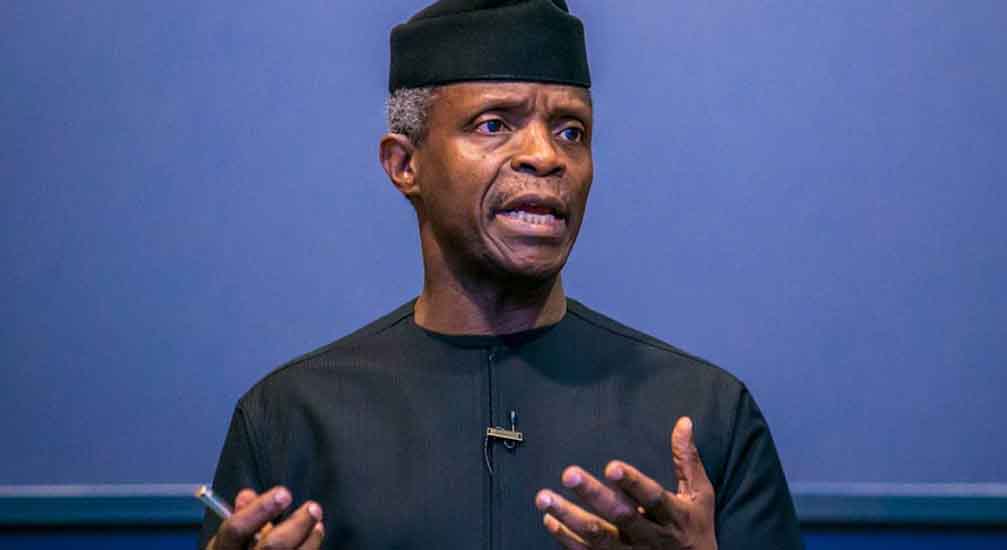 VP Osinbajo To Deliver Lecture On Climate Change In U.S. Varsity