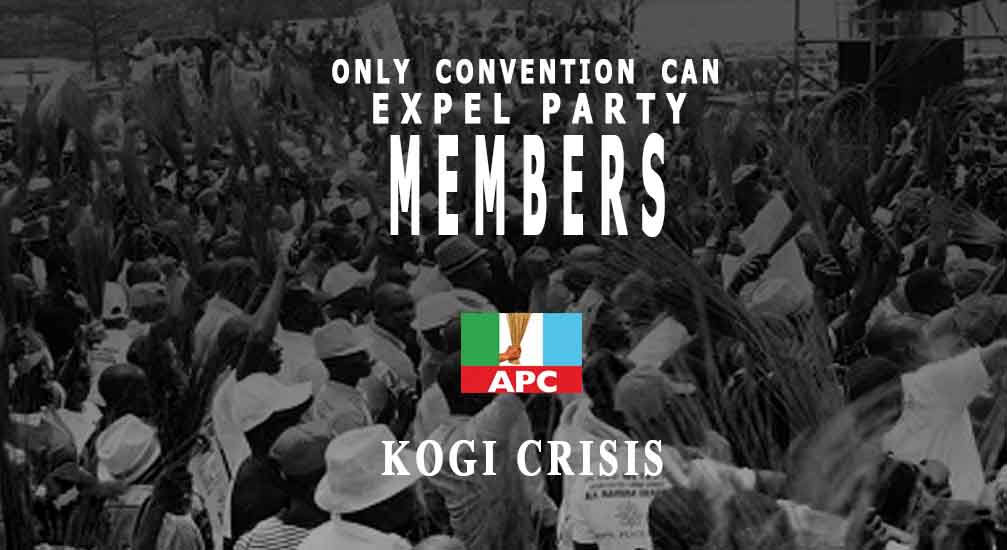 Kogi Crisis: Only Convention Can Expel Party Members – APC