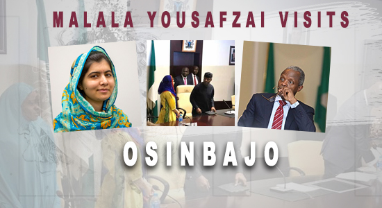 Malala Yousafzai Visits Osinbajo