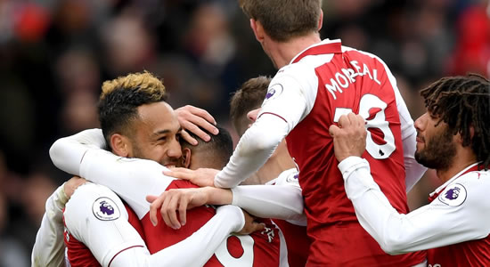 Arsenal 3-0 Stoke City: Gunners Leave It Late To Seal Win As Plucky Potters Suffer Dramatic Collapse
