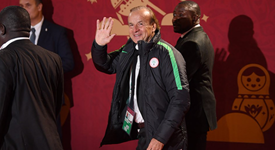 Rohr Arrive State Kremlin Palace For Russia 2018 Final Draw